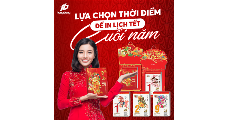 Thời điểm vàng để in lịch Tết - Tối ưu chi phí và hiệu quả cho doanh nghiệp
