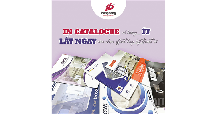 In Catalogue số lượng ít – Lấy ngay chọn in offset hay in kỹ thuật số?