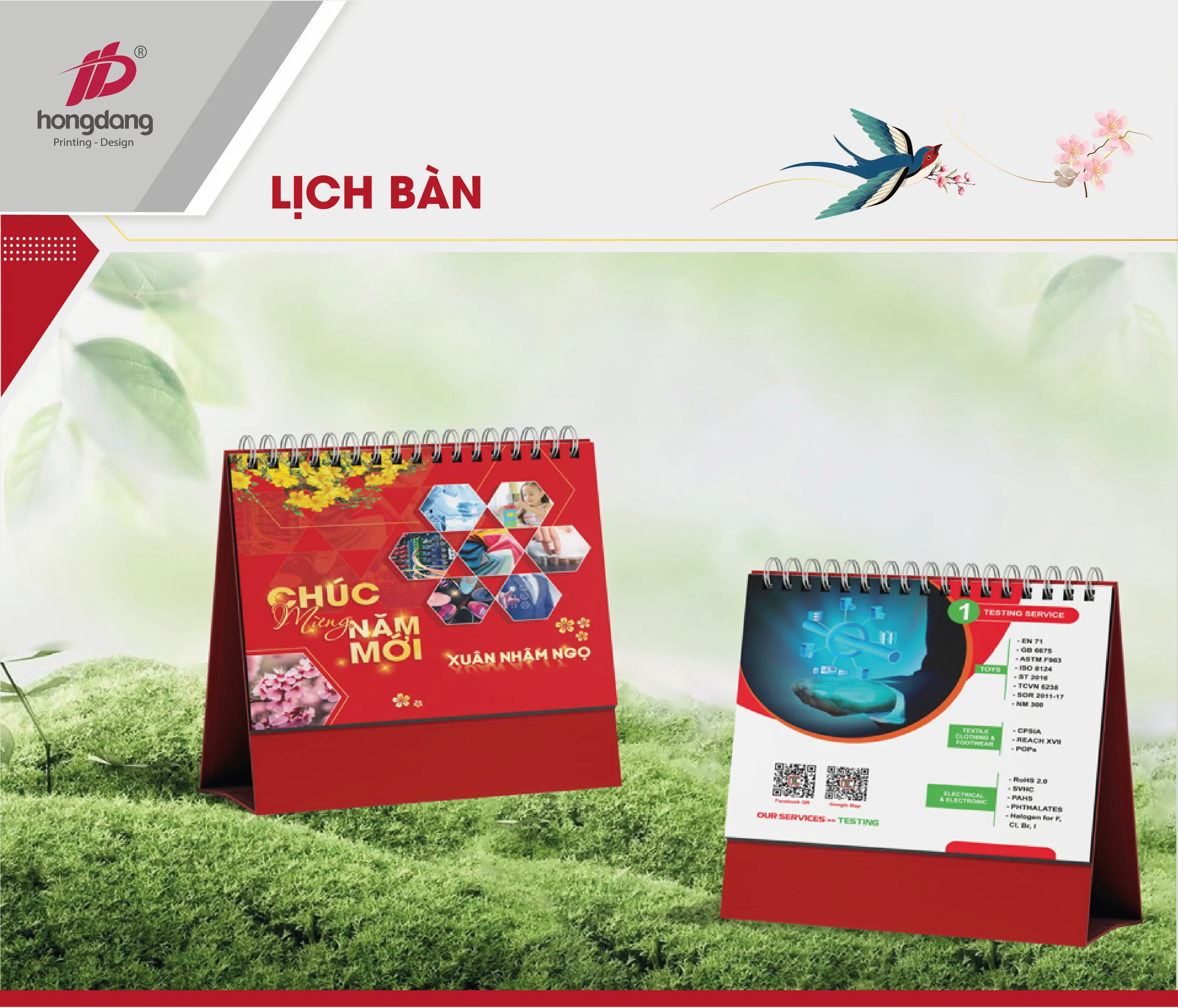 Lịch Để Bàn 2026 Thiết Kế Theo Yêu Cầu – In Lịch Độc Quyền, Mang Dấu Ấn Thương Hiệu