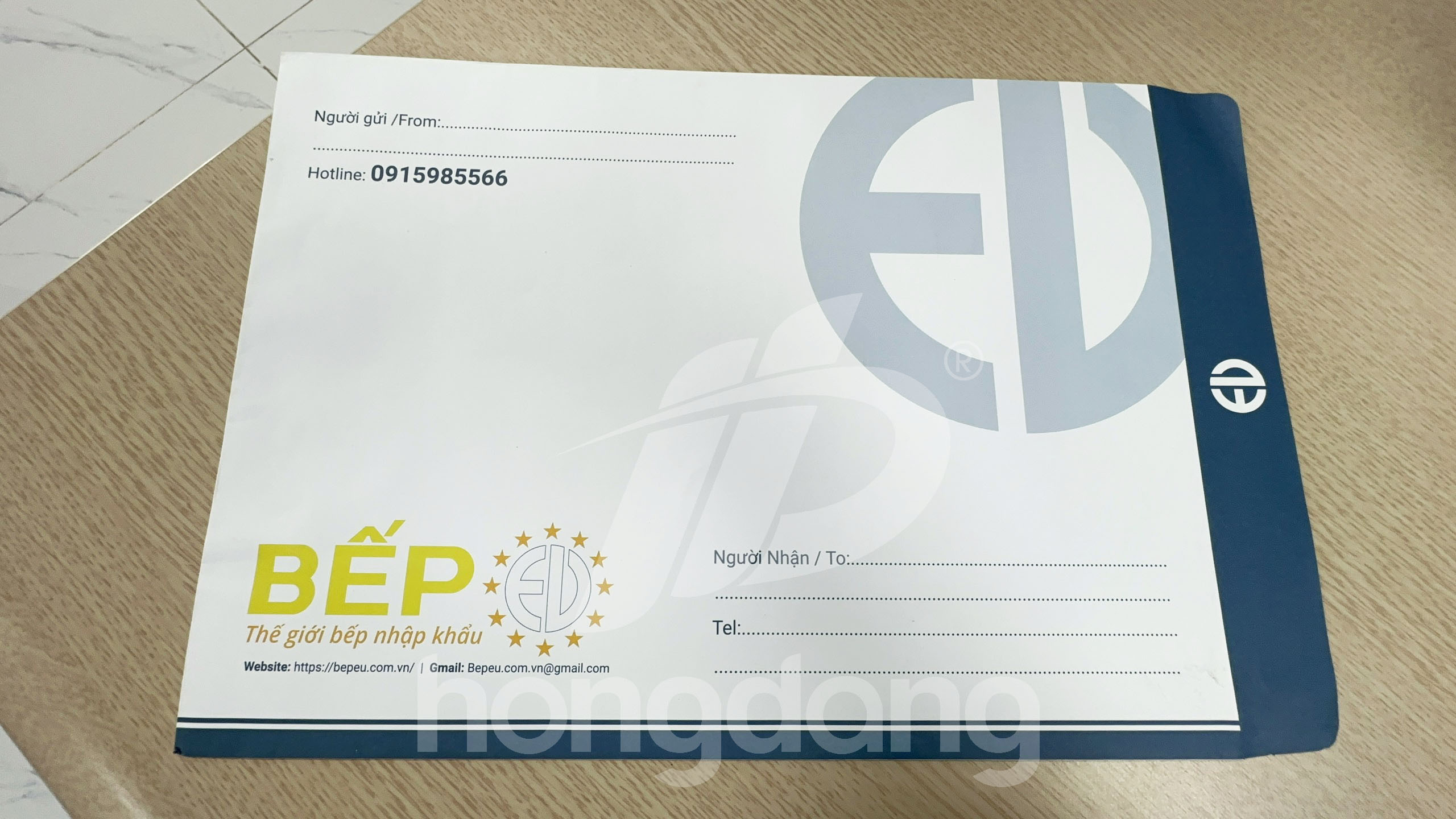 Mẫu Phong Bì Thế Giới Bếp Nhập Khẩu