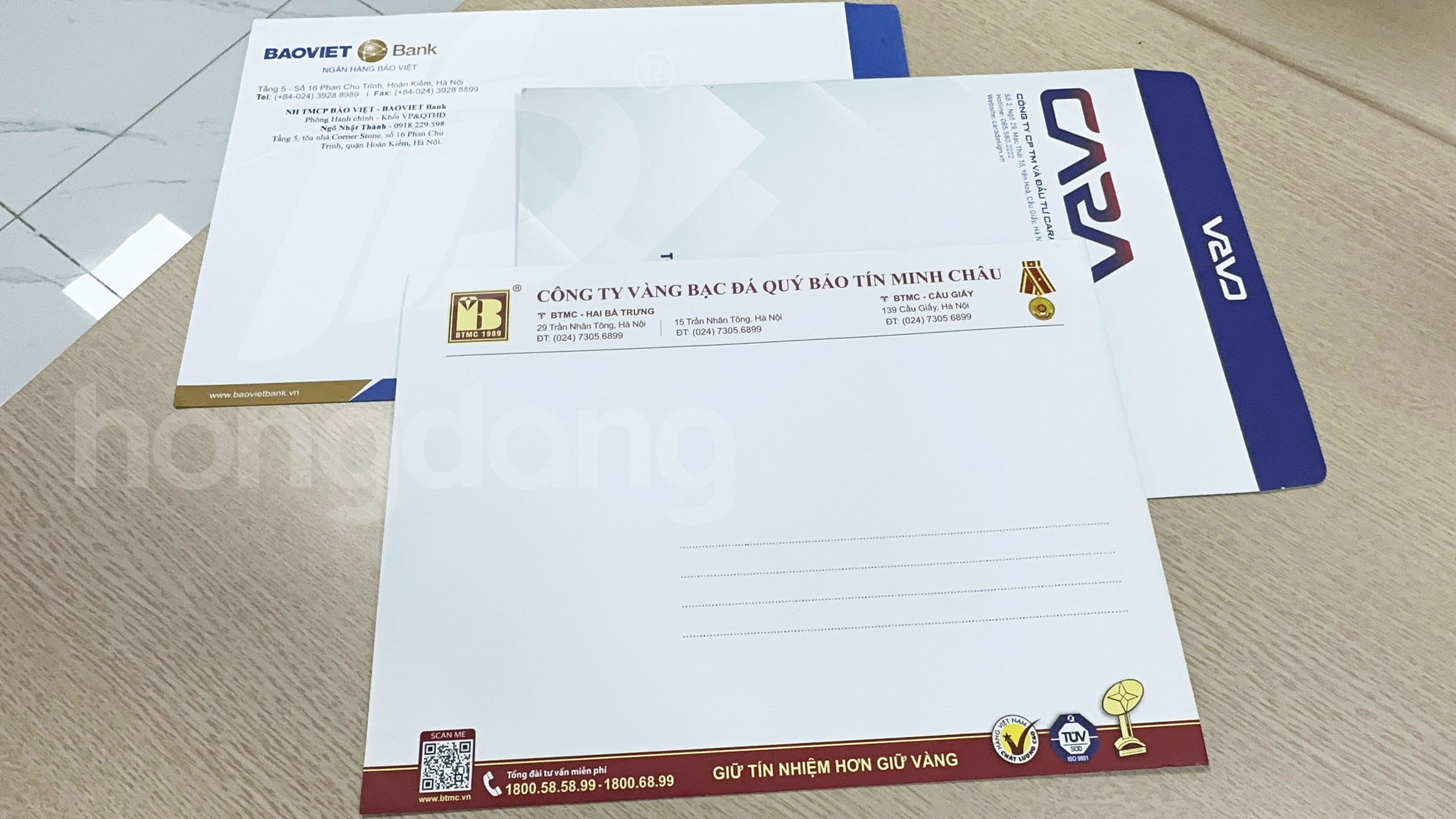 Tổng hợp mẫu phong bì công ty đẹp