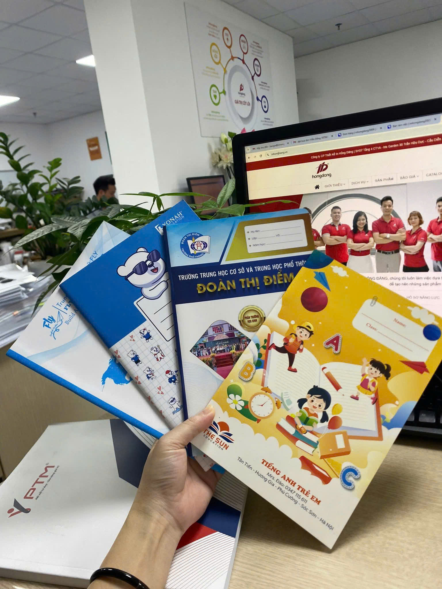 In Vở Cho Trung Tâm Tiếng Anh – Thiết Kế Theo Giáo Trình Riêng