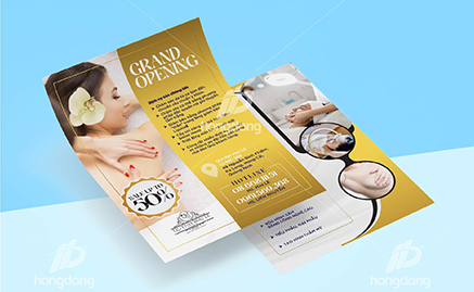 Mẫu tờ rơi spa