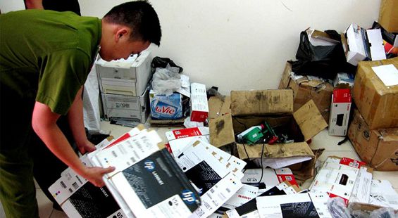 HP phát hiện và thu giữ nhiều sản phẩm mực in giả mạo