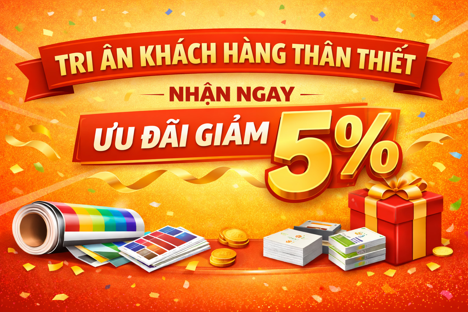 Tri Ân Khách Hàng Thân Thiết – Nhận Ngay Ưu Đãi Giảm 5%