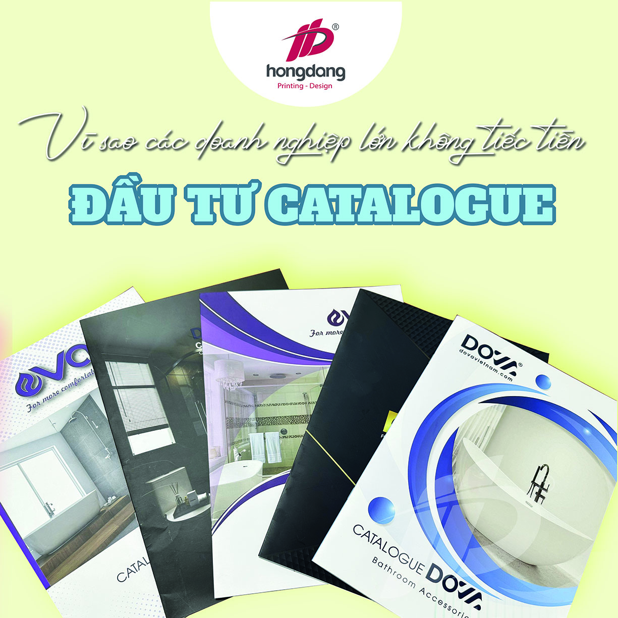 Vì sao các doanh nghiệp lớn không tiếc tiền đầu tư In Catalogue?