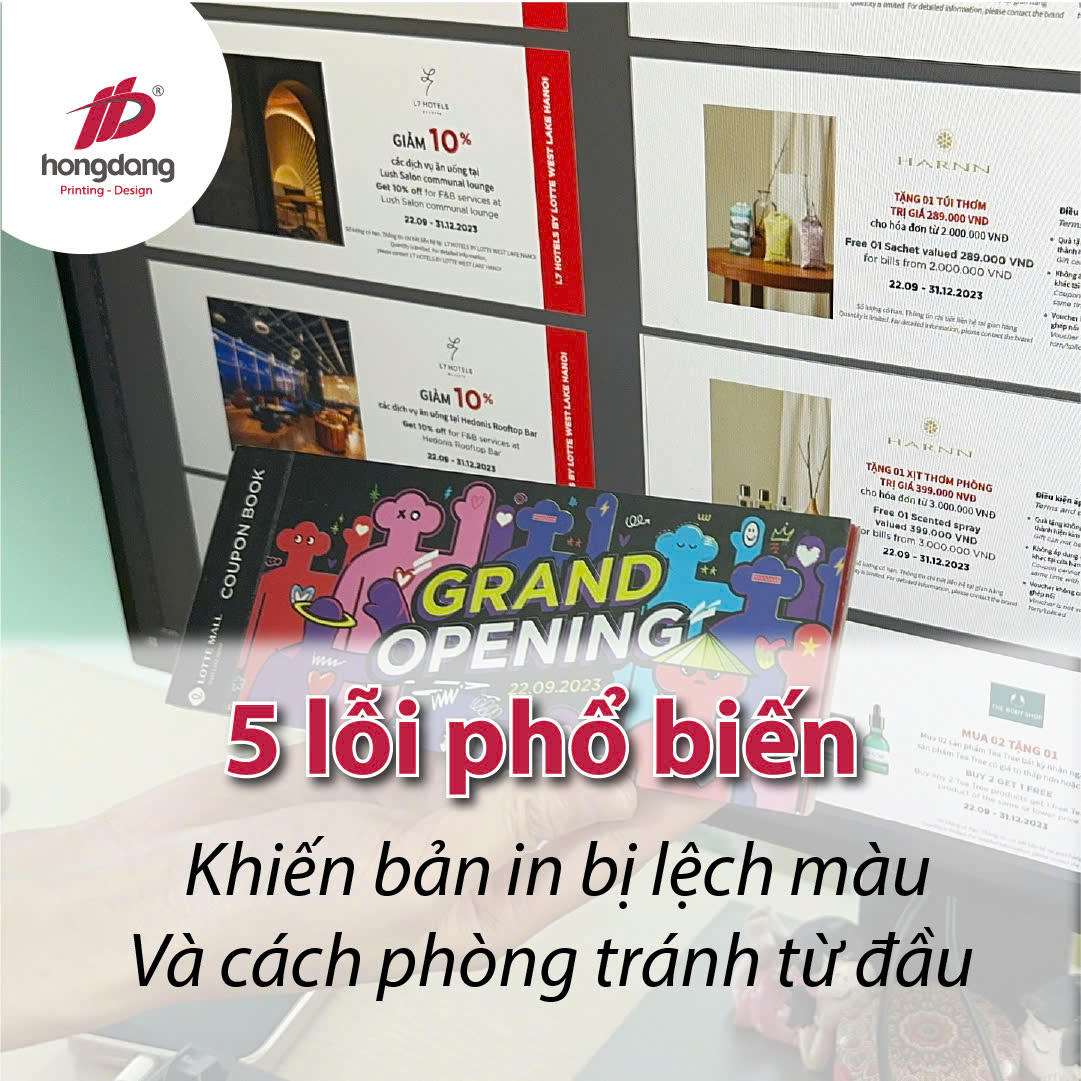 5 lỗi phổ biến khiến bản in bị lệch màu – và cách phòng tránh từ đầu