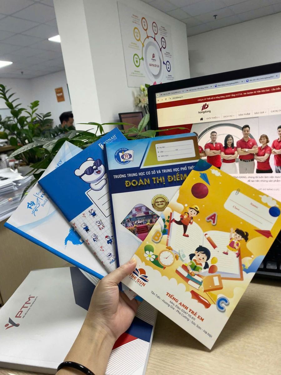 In vở học sinh