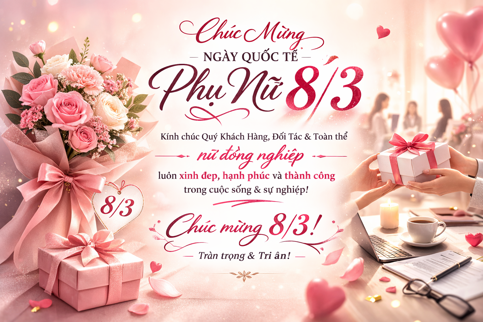 lời chúc ngày 8/3 hay nhất