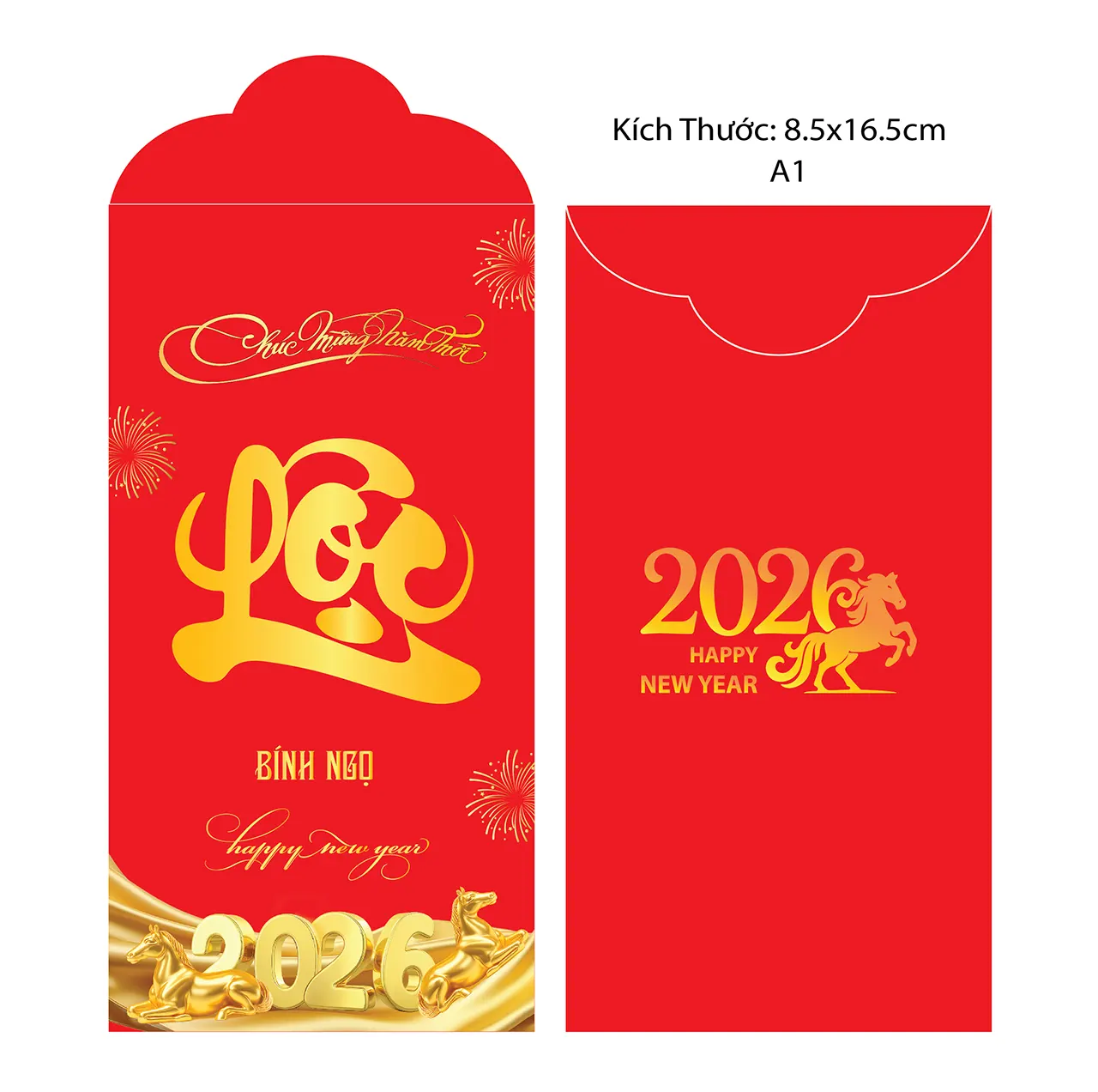 In bao lì xì Tết đẹp và sang trọng