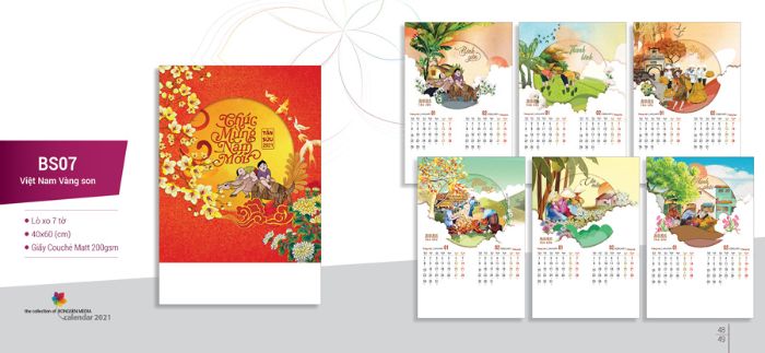 Địa chỉ in lịch tết tại Hà Nội