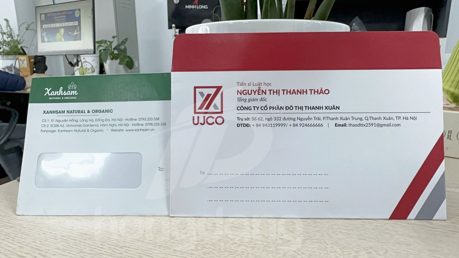  Mẫu phong bì công ty xây dựng