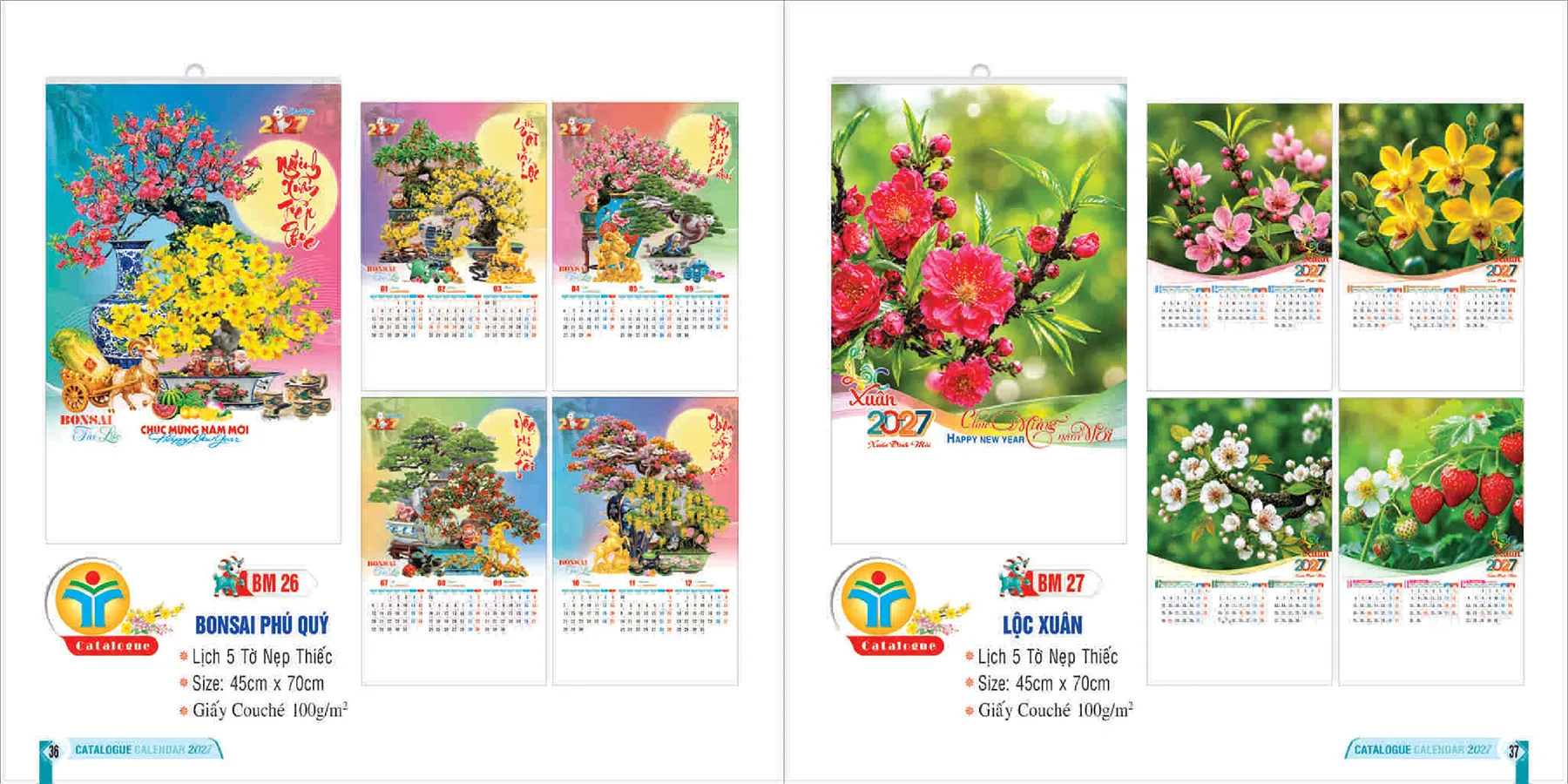 lịch nẹp thiếc 2027