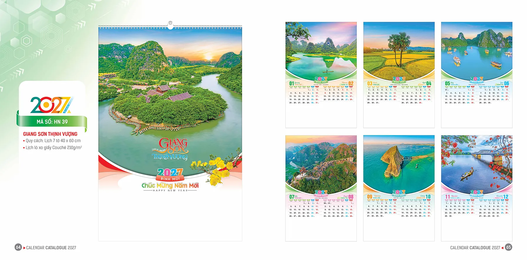 Mẫu lịch Tết in nhanh đẹp, thiết kế theo yêu cầu