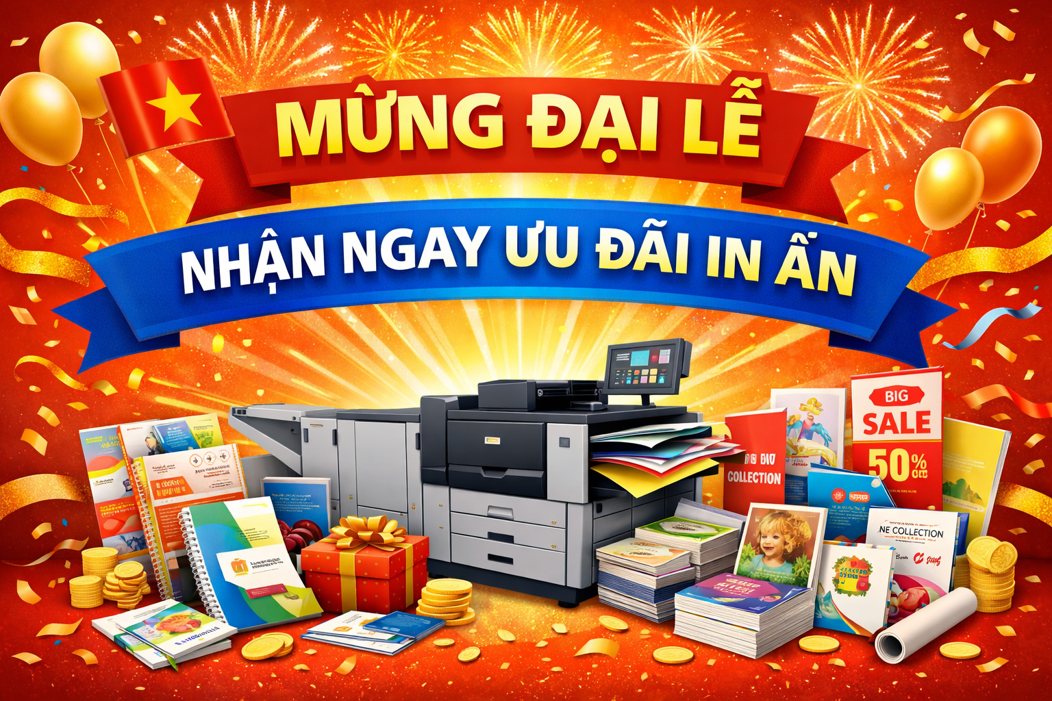 Mừng Đại Lễ Nhận Ngay Ưu Đãi In Ấn Hấp Dẫn Tháng 4